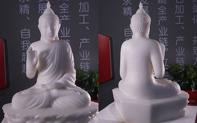 五軸雕刻機玉石_大型石材佛像人物擺件雕刻